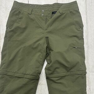 Columbia Olive Green Convertible Pants